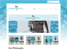Tablet Screenshot of cabanaboysinc.com